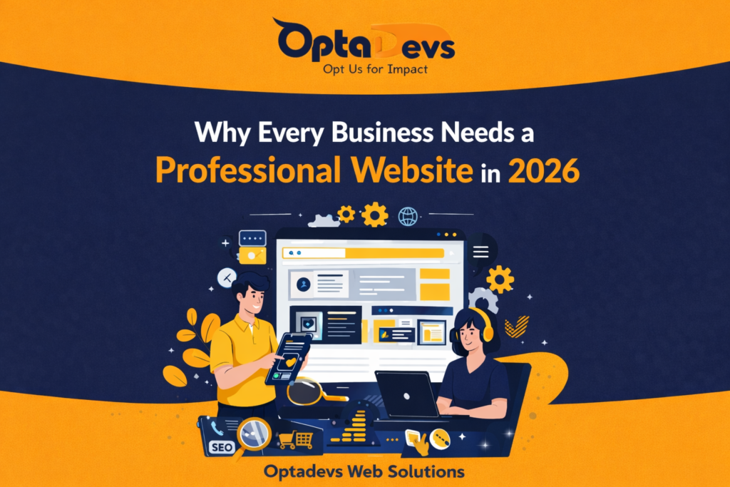 Why Every Business Needs a Professional Website in 2026 | Optadevs Web Solutions